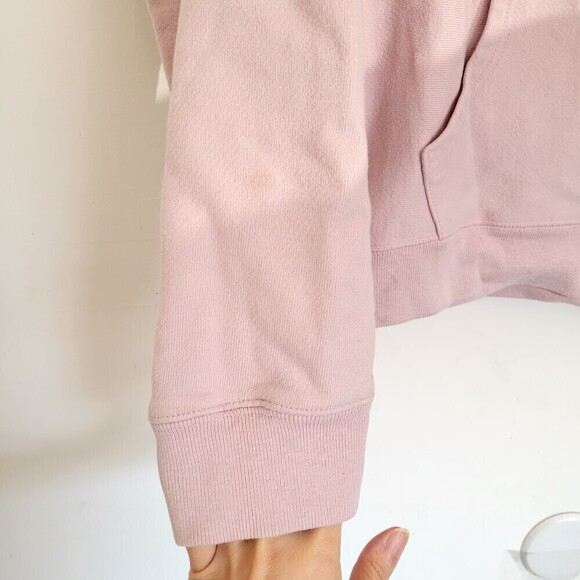 Champion Reverse Weave Spell Out Pink Pullover Sweatshirt Hoodie Kids Size XL - Picture 8 of 16